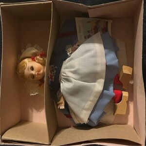 Madame Alexander Netherlands Doll with Pink and Blue Dress